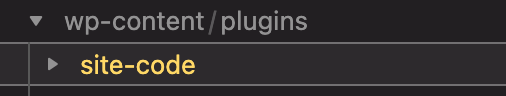 Folder for plugin 1